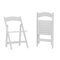 Merrick Lane Nathan Set of 2 Solid Wood Dining Chairs with Foldable Design and Elegant Finish